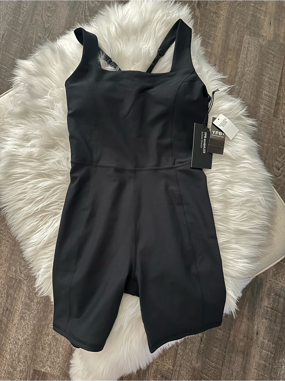 Abercrombie & Fitch Black Sleeveless Romper